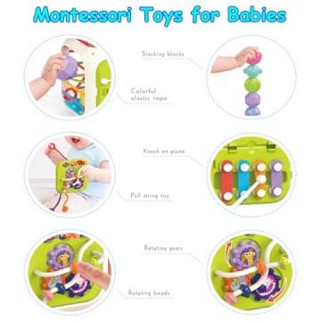 Montessori 7 in 1 Toys for 1 Year Olds - Educational Fun