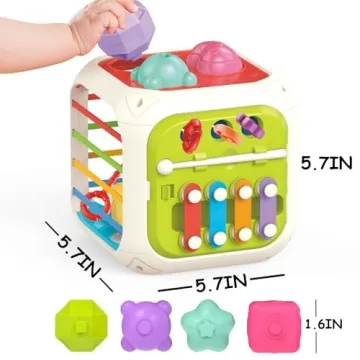 Montessori 7 in 1 Toys for 1 Year Olds - Educational Fun