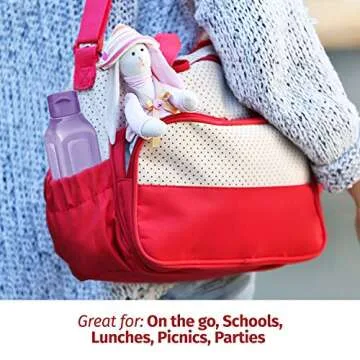 MILTON Sports Water Bottle Square Juice Box 4 Set 17 oz. Great for Juices Milk Smoothies Plastic Wide-Mouth Reusable Leak Proof Drink Bottle/Carton for School Bags Lunch Boxes Gym Flip Lid -BPA Free