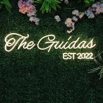 Custom Neon Signs, Neon Name Sign Customizable for Wall Decor, Personalized Neon Signs Larger LED Light up Sign Customizable for Bedroom Wall Decor, Neon Name Sign for Wedding Birthday Party Shop