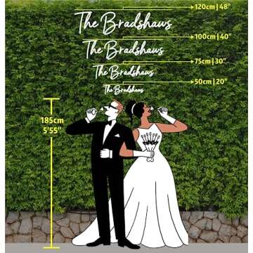 Custom Neon Signs, Neon Name Sign Customizable for Wall Decor, Personalized Neon Signs Larger LED Light up Sign Customizable for Bedroom Wall Decor, Neon Name Sign for Wedding Birthday Party Shop