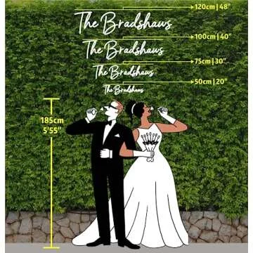 Custom Neon Signs, Neon Name Sign Customizable for Wall Decor, Personalized Neon Signs Larger LED Light up Sign Customizable for Bedroom Wall Decor, Neon Name Sign for Wedding Birthday Party Shop