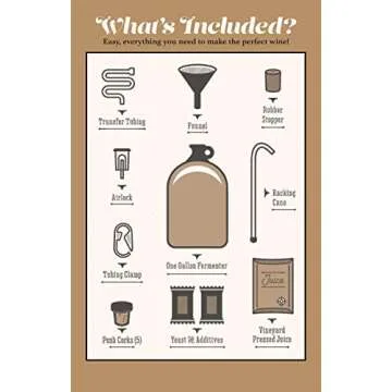 Craft A Brew Making Home Kit – Easy Brew Beginners with Ingredients and Supplies – Ultimate Wine Brewer Experience, 1 Gallon, Pinot Grigio