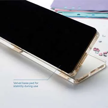 Stylish Acrylic and Gold 3 Hole Punch for Organizing