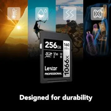 Lexar 256GB Professional SDXC Card, UHS-I, High-Speed Memory Card