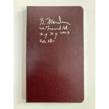 Brice Marden Notebook Feb. 1968 Collector's Edition - Artistic Insights