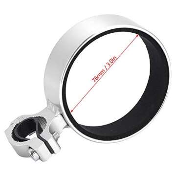 Handlebar Cup Holder Aluminum Alloy Water Bottle Holder Tea Coffee Cup Mount Clamp Cycling Accessory(White)