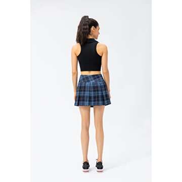 Amxiway Women's Pleated Tennis Skirt - Stylish & Functional