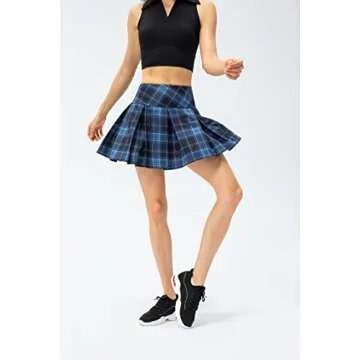 Amxiway Women's Pleated Tennis Skirt - Stylish & Functional