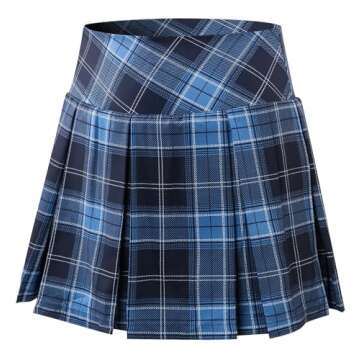 Amxiway Women's Pleated Tennis Skirt - Stylish & Functional