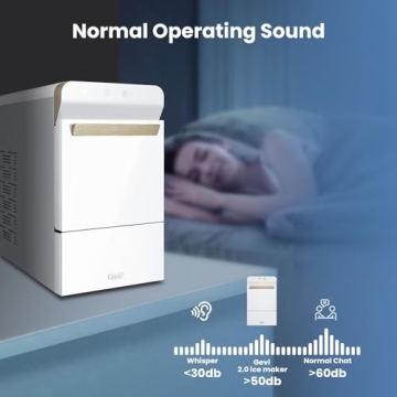 Gevi V2.0 Quiet Nugget Ice Maker for Home Use