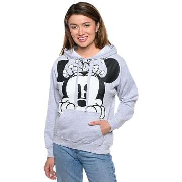 Disney Hoodie for Women with Minnie Mouse Design