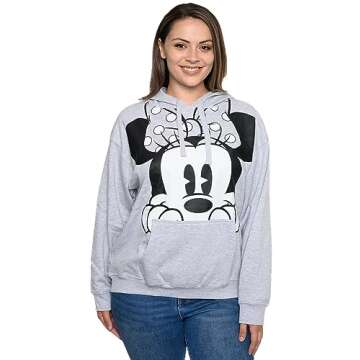 Disney Hoodie for Women with Minnie Mouse Design