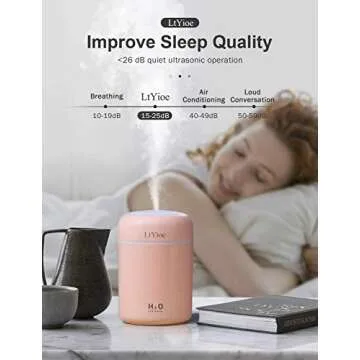 Vibrant, Portable LtYioe Mini Humidifier for Any Space