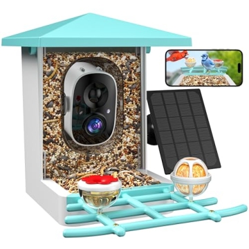 Smart Bird Feeder with Integrated Camera for Bird Lovers