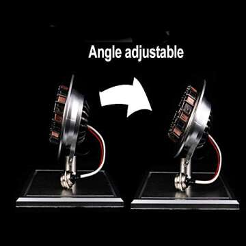 New Version 1:1 Iron Man Arc Reactor MK1,with LED Light, Tony Stark has a Heart Touch Sensitive, No Remote Control Required,Totally Easy Assembly ,USB Interface (with Display Case)