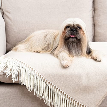 Herringbone Throw Blanket - Cozy Woven Soft Design