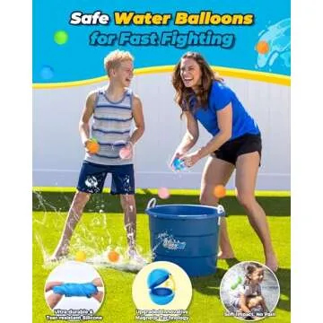 SOPPYCID Reusable Water Balloons - Eco-Friendly Summer Fun