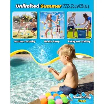 SOPPYCID Reusable Water Balloons - Eco-Friendly Summer Fun