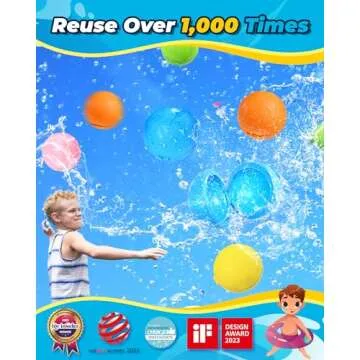 SOPPYCID Reusable Water Balloons - Eco-Friendly Summer Fun
