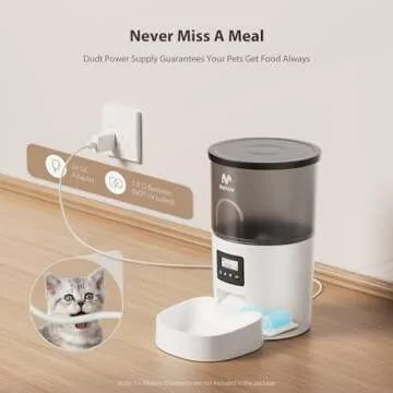 IMIPAW Automatic Cat Feeder for Easy Feeding Customization