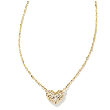 Elegant Kendra Scott Gold-Plated Heart Necklace
