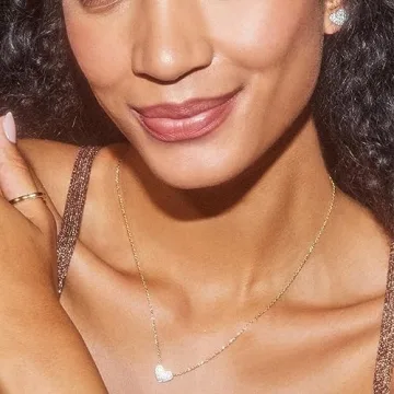 Elegant Kendra Scott Gold-Plated Heart Necklace