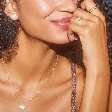 Elegant Kendra Scott Gold-Plated Heart Necklace