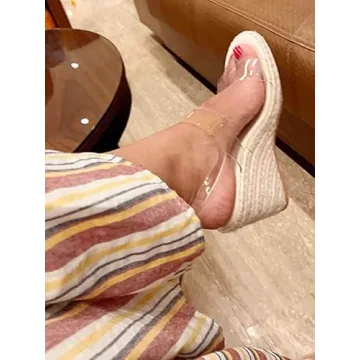 VETASTE Espadrille Wedge Sandals for Comfortable Summer Style
