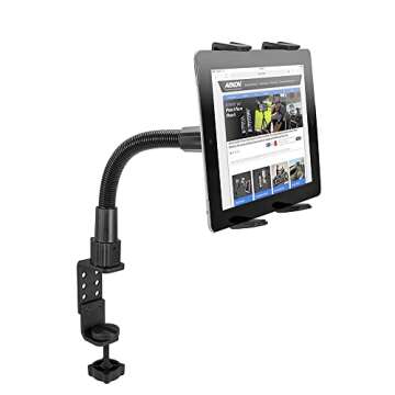 ARKON Mounts - Heavy Duty Tablet Holder with Clamp Mount and 12-Inch Bendable Gooseneck Arm | Versat...
