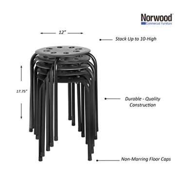 Durable Stacking Stools for Classrooms and Events