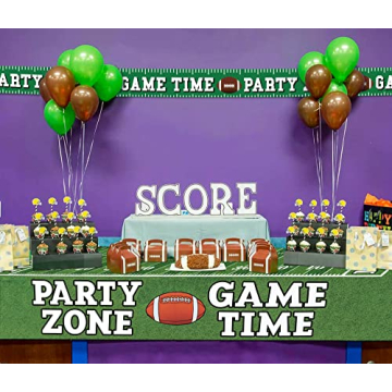 Football Party Banner for Super Bowl Celebrations