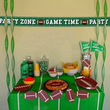 Football Party Banner for Super Bowl Celebrations