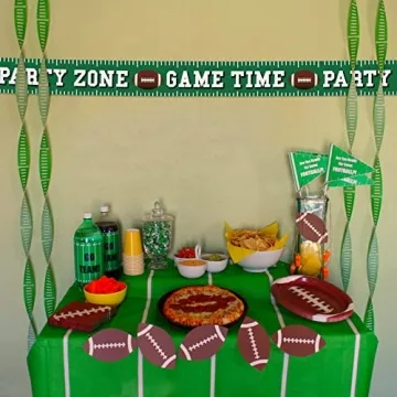 Football Party Banner for Super Bowl Celebrations