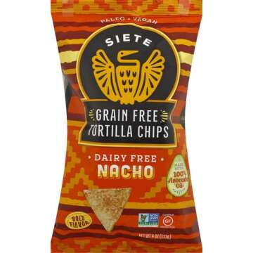 Siete Nacho Grain Free Tortilla Chips, 4 Oz