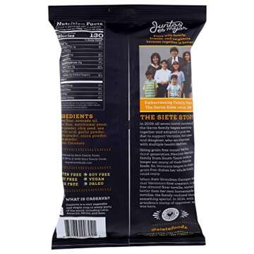 Siete Nacho Grain Free Tortilla Chips, 4 Oz