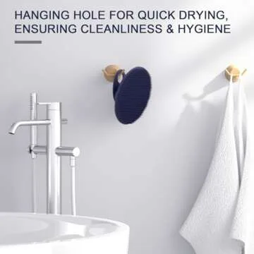 Gentle Silicone Body Scrubber for Exfoliation and Hygiene