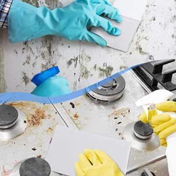 Sawysine 100 Pack Eraser Sheets Disposable Thin Cleaning Sponges Sheets Magic Foam Sponge Pads Home Eraser Wipes for Kitchen Shoe Furniture Bathroom Shower Cleaner