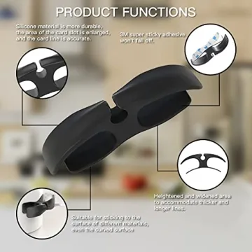 Premium Kitchen Cord Organizer - 4 Pack Adhesive Solution