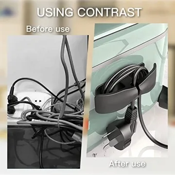 Premium Kitchen Cord Organizer - 4 Pack Adhesive Solution