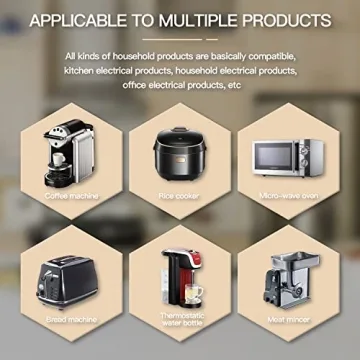 Premium Kitchen Cord Organizer - 4 Pack Adhesive Solution