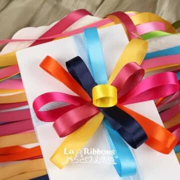 Versatile LaRibbons 10 Color Satin Ribbon for Crafts