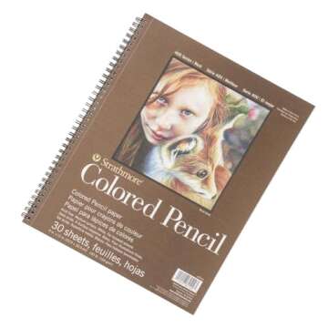 Strathmore Colored Pencil Paper Pad - 9x12, 30 Sheets