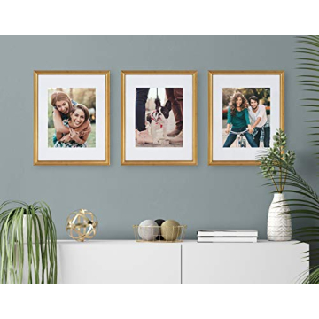 Kate and Laurel Adlynn Gold Frame Set - 4 Stylish Frames