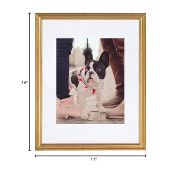 Kate and Laurel Adlynn Gold Frame Set - 4 Stylish Frames