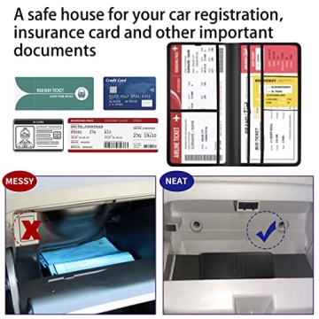Auto Document Wallet - Stylish Vehicle Organizer