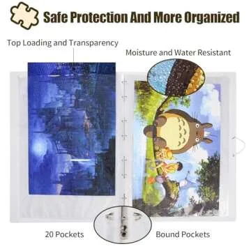 Callroon Puzzle Storage Folder for 20 Puzzles and Art