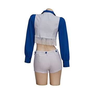 Star Sexy Cheerleader Costume for High School Girls