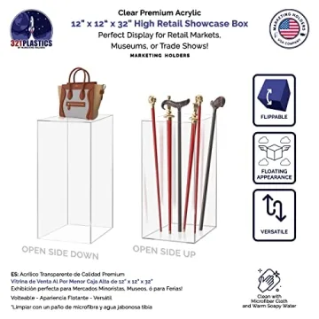 Clear Acrylic Display Box for Events and Weddings