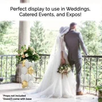 Clear Acrylic Display Box for Events and Weddings